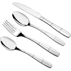 Buyitt 48 Piece Stainless Cutlery Knife and Fork Sets Service for 12