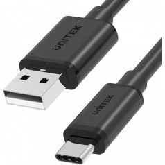 Kabelis usb-c - usb-a 2.0; 1.5m; m/m; c14067bk