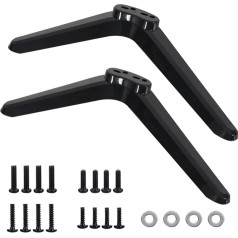 Naapesi Universal TV Stand Compatible with Most 32 40 49 50 55 Inch LED LCD TV, Black TV Stand Legs, Smart TV Stand, TV Stand Base TV Base TV Base TV Base with Screws, TV Bracket