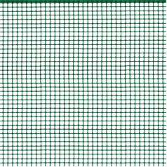 Tenax Schutznetz aus Kunststoff Quadra 05 Grün 1,00x50 m, Vielzwecknetz mit quadratischen Maschen um Balkone, Umzäunungen und Geländer zu schützen