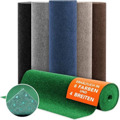 Floordirekt Farbwunder Pro Lawn Rug, Balcony Rug, Artificial Grass Rug for Patio, Balcony and Leisure, Available in 6 Colours (133 x 350 cm, Green)