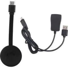 Vikye G20 HDMI Dongle, 1080P Miracast HDMI Dongle Media Receiver for High Quality HD Images on TV, Projector or Supports Miracast, DLNA, Airplay, Suitable for