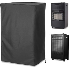 MRWiZMS Gas Heater for Indoor Use Protective Cover, Gas Heater Tarpaulin, 210D Oxford Cloth Is Dust and Water Repellent, Ideal for Indoor and Outdoor Use (46 x 38 x 74 cm)