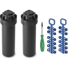 Rain Bird 5000 Series Rotor Sprinkler Head, Model 5004 PC, Adjustable from 40-360 Degree Pitch Circle, 4