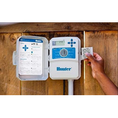 HUNTER Garden Prime X2 1401 14 Way Electric Irrigation Programmer Compatible with Wifi Wall Module (Not Included)