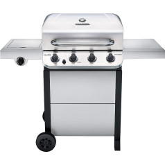 Char-Broil 463377319 Performance Stainless Steel 4-Burner Cart Style Gas Barbecue