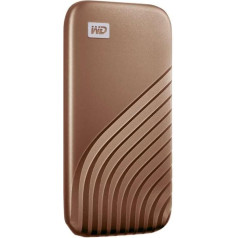 WD My Passport SSD 1 TB Mobile SSD Storage (NVMe Technology, USB-C and USB 3.2 Gen-2 Compatible, Read 1050 MB/s, Write 1000 MB/s) Rose Gold.
