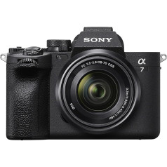 Sony α 7 IV Mirrorless Full Frame Camera including 28-70mm Lens (33MP, Real-time Auto Focus, 10fps 4K60p, Tilting Touch Screen, Z Battery) - Black