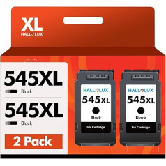 HALLOLUX PG545XL PG-545XL Schwarz Druckerpatronen Ersatz für Canon PG 545 XL 545XL Patronen für Canon Pixma MX490 MX495 TR4550 TR4551 TS3350 TS3150 TS3151 MG2550s MG2555s MG3050 MG2950 (2 Schwarz)