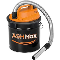 RIBIMEX , HEPA, PRCEN015, ASHMax Ash Vacuum Cleaner, 1000 W, 18 L, Orange and Black