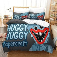 Umbrean Children's Stitch Wuggy Duvet Cover 135 x 200 cm, 1 Piece, Huggy Pillowcase 80 x 80 cm, 2 Pieces