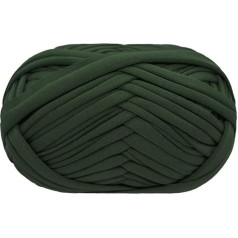 T-Shirt Yarn Knitting Yarn Fabric Crochet Towel for Summer Handmade Bag Blanket Cushion Crochet Projects 100g (#27 Olive Green)