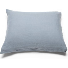 LinenMe Cushion Cover 40 x 80 cm Linen - Luxury Pillowcase 100% Linen - Washed Linen Bed Linen Hypoallergenic - Pillow Case - Slate Blue