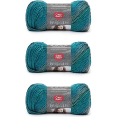 Red Heart Boutique Unforgettable Tidal Yarn - 3 Packs of 100g - Acrylic - 4 Medium (Worsted) - 270 Metres - Knitting, Crochet and Crafts