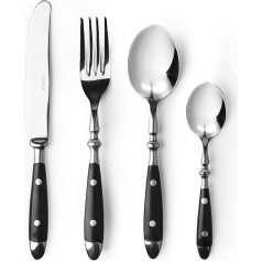 Excelsa England Cottage 24-Piece 18/0 Steel Cutlery Set