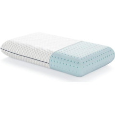 LUCID Gel Memory Foam Pillow US Queen - Breathable - Cooling Effect - Washable Cover - Oeko-Tex Pillow