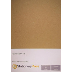Stationery Place Natural Kraft – 225 gsm (100)