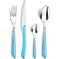 Amefa Eclat 2214TUMX00C40 24-Piece Cutlery Set Turquoise
