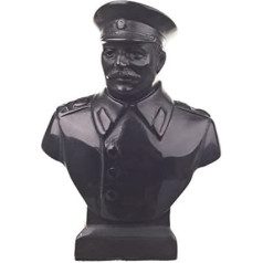 danila-souvenirs Soviet Russian Leader Joseph Stalin Stone Bust Statue Sculpture 12 cm