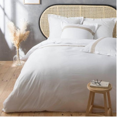 Douceur d'Intérieur, Laly 3 Piece Bedding Set 260 x 240 cm Cotton Linen Finish
