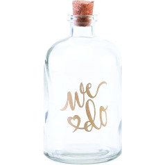 Hortense B. Hewitt Hochzeits-Dekanter, We Do Sand Zeremonie Zylinder oder Vase, 14 cm, We Do