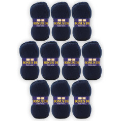 Sirdar Hayfield Bonus DK - Pack of 10 - Navy (971) - 100g Balls