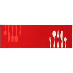 ABC La Cucina Dinner Rug 57 x 200 cm Red