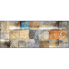 wash+dry Tilea Door Mat, 75 x 190 cm, Washable Inside and Outside