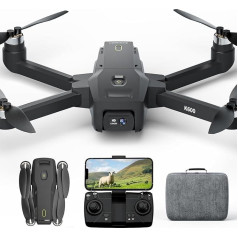 K600 Drone with 2 Cameras, 1080P, 90° Eléctrica Brushless Drone with Altitude Hold for Children, App VR FPV Professional Drones for Beginners Adults, Headless Mode, Long Flight Time, Handbag Karuisrc