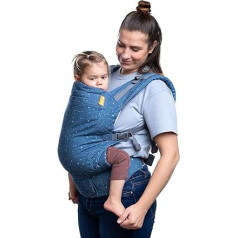 Beco Toddler Baby Carrier with Extra Wide Seat - Children's Carrier Backpack Made of 100% Cotton, 2 Carrying Positions, Children's Carrier Abdomen/Child Carrier Back, Children's Carrier Hiking, 9-27