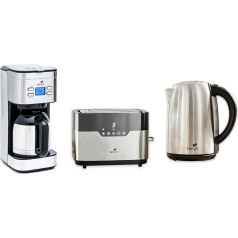 Senya Breakfast Set - Thermal Coffee Maker, Touch Screen Toaster and Stainless Steel Kettle 1.7L