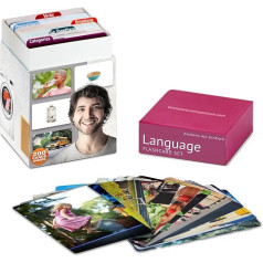 Picture My Picture Feelings and Emotions, Positions, Verbs, Categories and Go Togethers Flash Card Set | Speech Therapy Materials, ESL Materials (Volume 1)