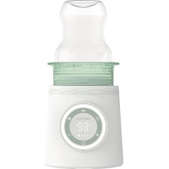 Momcozy Portable Bottle Warmer for Trips and Travel, Fast Heating with Intelligent Temperature Control, Double Layer, Leakproof, USB Rechargeable for Philips Avent, mam, Comotomo