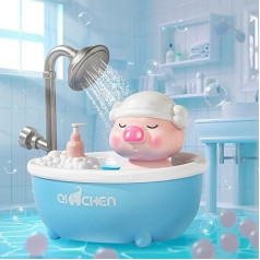 Bath Toy, with Shower Water Toy for Children, Piglet Sprinkler Bath Toy, 2 Water Nozzles, Gifts for Children