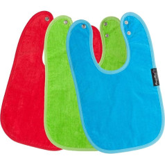 Mum2Mum Wonder Bib Multipack in Rot / Limettengrün / Blaugrün