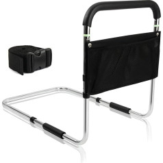 Boiarc Bed Rail, Bed Rail for Elderly and Adults, Height Adjustable, with Storage Bag, Bed Rail for King Beds, Double Bed, Sturdy Stand Handle for Seniors