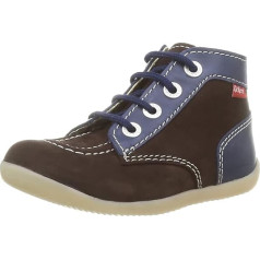 Kickers Baby Boys' Bonzip-2 Mary Jane Shoes, dark brown