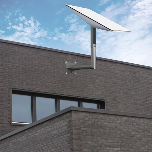 Topiky Starlink Mount, Starlink Mounting Bracket, Satellite Internet Mounting Kit, Professional, Weatherproof, Stable Satellite Roof Mount for Starlink V2, Grey