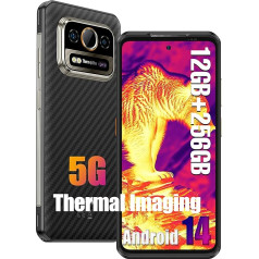 Ulefone Armor 25T Pro 5G Smartphone Shatterproof Android 14 Thermal Imaging 12GB + 256GB 6.78