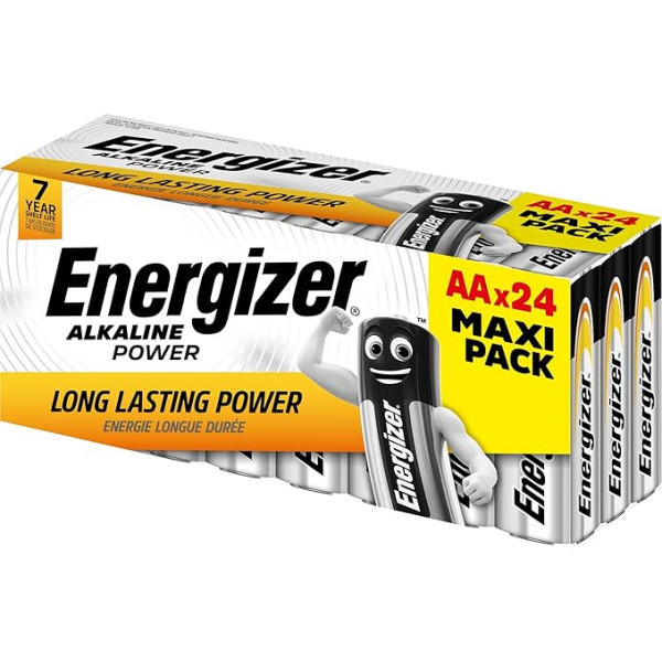 Energizer Batterie Alkaline Power AA (Mignon/LR6 24er Vorratsbox)