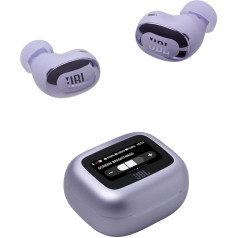 JBL Live Buds 3 Wireless Earbud Headphones with Bluetooth, 40 Hours Battery Life, True Adaptive Noise Cancelling and High-Resolution Signature Sound, IP55 Waterproof, Purple