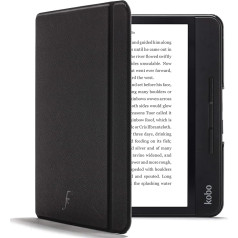 FOREFRONT CASES Case for Kobo Forma - Magnetic Protective Case Cover for Kobo Forma 2018 - Shell Design - Auto Sleep Wake Function - Thin Lightweight - Black