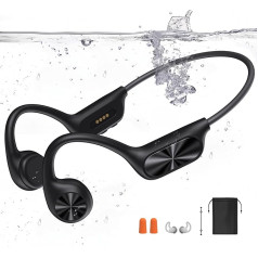 Headphones Swimming, Bone Sound Headphones Bluetooth 5.4, IPX8 Waterproof, 32G Memory Sports Headphones, Underwater Headphones with MP3 Player for Swimming, Open Ear Headphones for Swimming Running