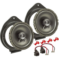 tomzz Audio 4006-001 Speaker Installation Set Compatible with Chevrolet Cruze Camaro Hummer H2 H3 165 mm Coaxial System TA16.5-Pro