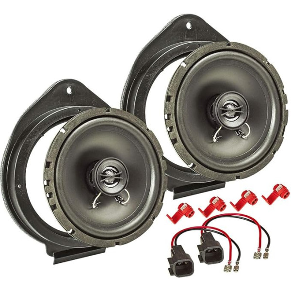 tomzz Audio 4006-001 Speaker Installation Set Compatible with Chevrolet Cruze Camaro Hummer H2 H3 165 mm Coaxial System TA16.5-Pro