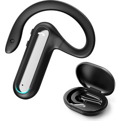 Sungive Bluetooth Headset with Microphone, Mobile Phone Open Ear Wireless Headphones with Charging Box