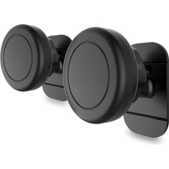 MACHSWON 2 Pack Magnetic Dashboard Phone Holder Car Magnetic Car Mount Universal Adhesive Mount for Mobile Phones and Mini Tablets with Fast Swift Snap Technology