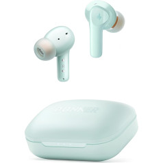 Donner Bluetooth Kopfhörer mit Geräuschunterdrückung, In Ear Kopfhörer kabellos mit 12mm Audiotreiber, intensiver Bass, Noise Cancelling Kopfhörer mit 4 Mikrofone, 32 Std Akku, Bluetooth 5.2, grün