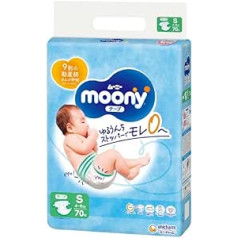 Moony S Diapers 4-8 kg Pack of 70