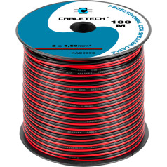CCA 1.5mm black and red speaker cable